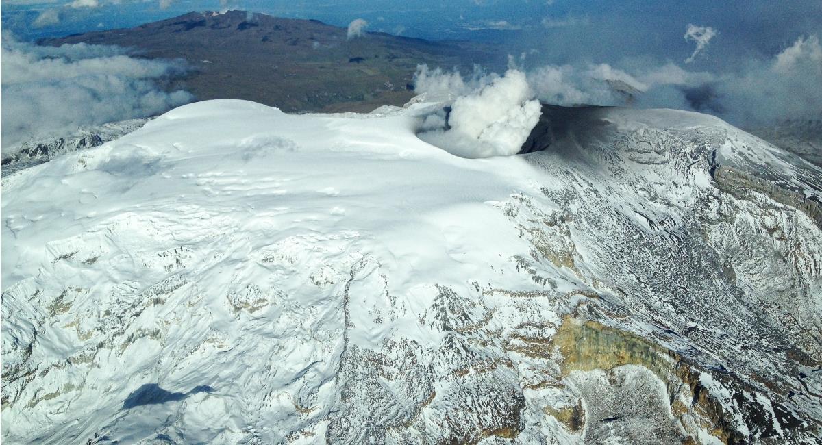 Petro ordena evacuar de 2.500 familias de la zona del volcán del Ruiz. Foto: Servicio Geológico Colombiano