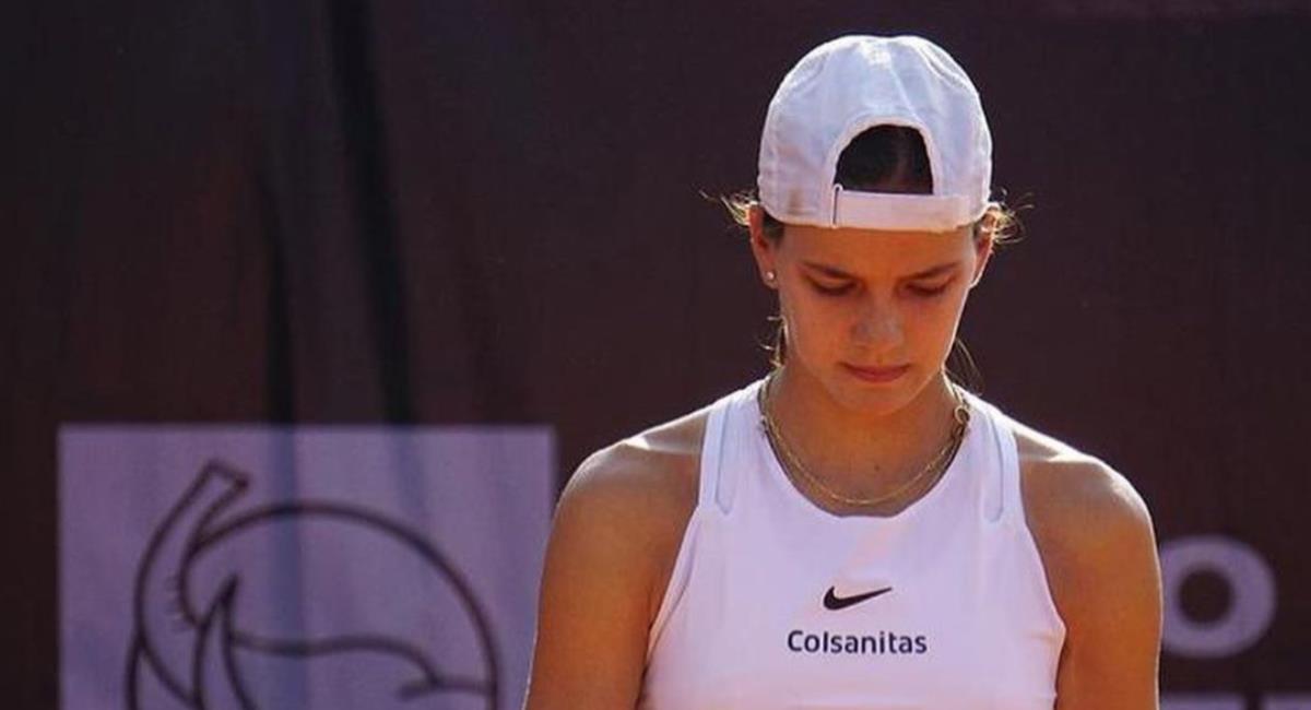 Emiliana Arango perdió en octavos de final contra Sara Sorribes. Foto: Instagram @emiarango
