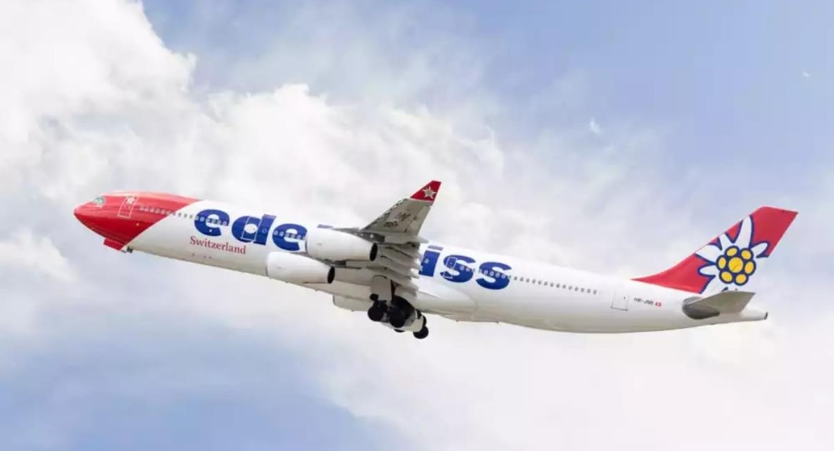 Colombia y Suiza tendrán vuelos directos por primera vez. Foto: Edelweiss Air