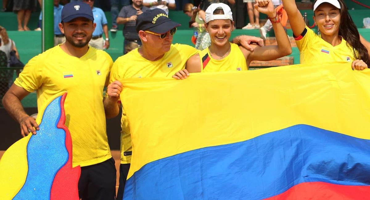 Colombia vuelve a play - off de Fed Cup, tras 15 años. Foto: Facebook Comité Olímpico Colombiano