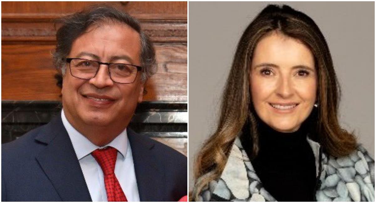 Álvaro Uribe y Paloma Valencia habrían compartido información falsa sobre el ELN. Foto: Twitter @palomavalencial y @petrogustavo