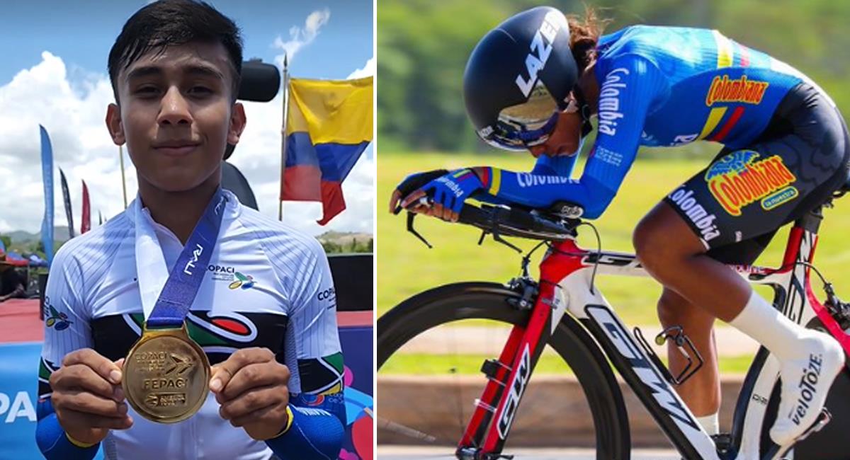 Dos ciclistas colombianos ganaron medalla de oro en los Panamericanos 2023. Foto: Instagram Fedeciclismo