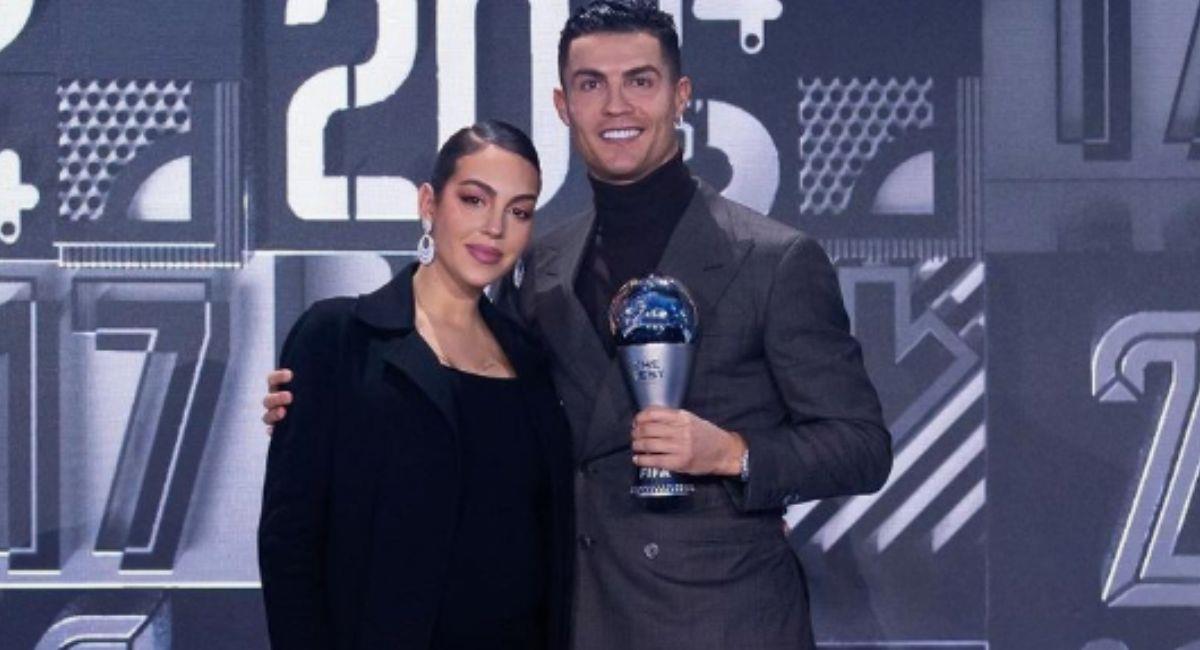 Georgina Rodríguez y Cristiano Ronaldo. Foto: Instagram @georginagio