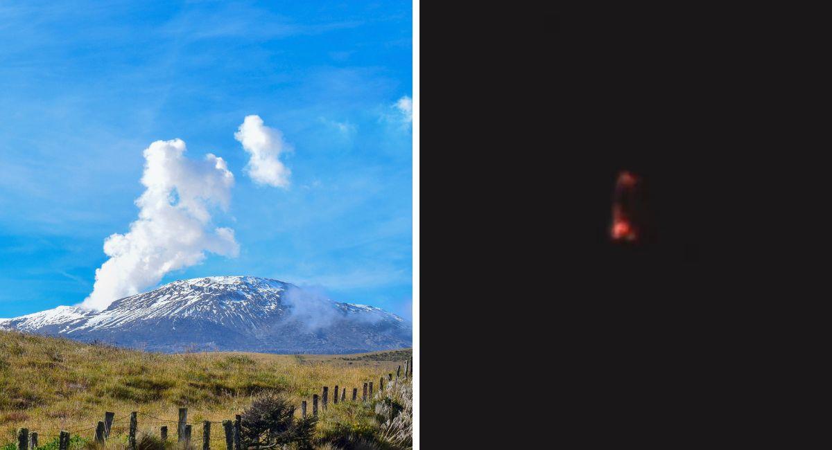 Volcán Nevado del Ruiz. Foto: Twitter @sgcol