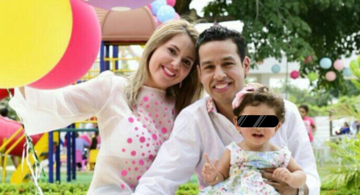 Dayana Jaimes, Martín Elias y su hija. Foto: Instagram @dayanajaimes55