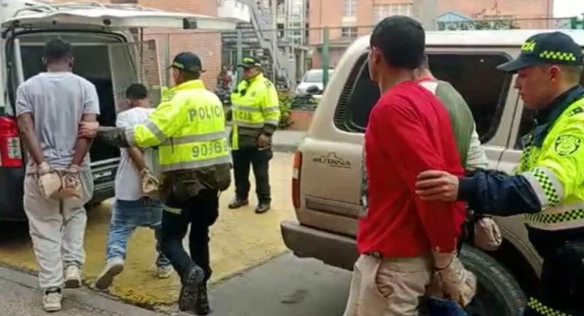 Capturan a responsables de intento de secuestro en Bosa. Foto: Twitter @Bogota