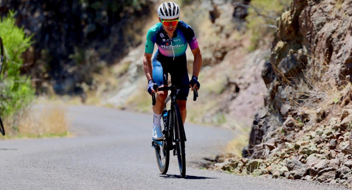 Miguel Ángel López era líder del Tour de Gila. Foto: Twitter @TouroftheGila