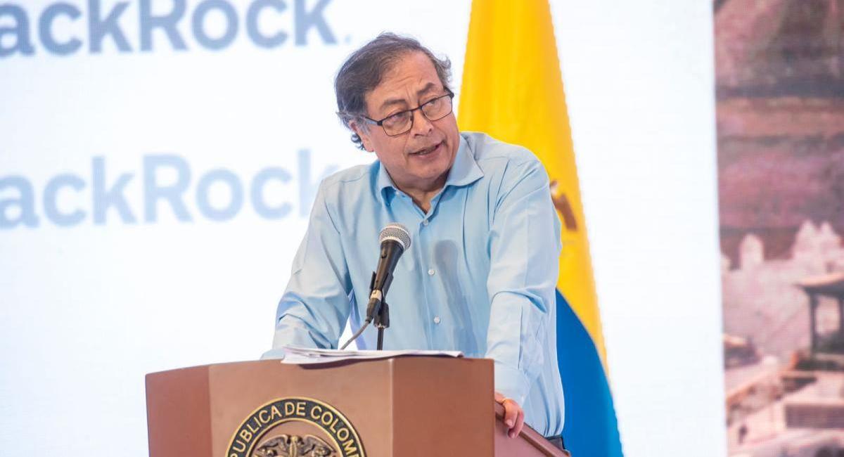 Petro defiende su reforma pensional en congreso de Asofondos. Foto: Presidencia