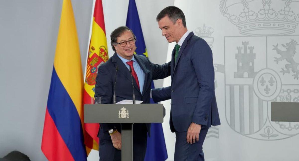 Colombia y España firman importante acuerdo educativo. Foto: Twitter Presidencia Colombia