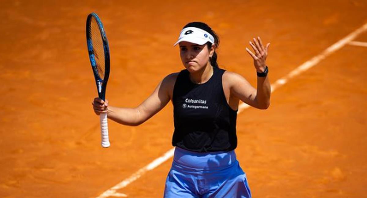 Camila Osorio sigue firme en Catalonia WTA 125. Foto: Instagram Camila Osorio