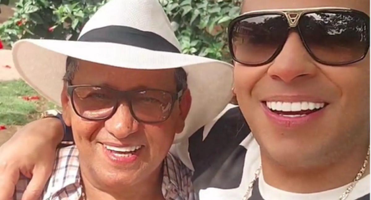 Orlando Liñan junto a su padre. Foto: Instagram @orlandolinan