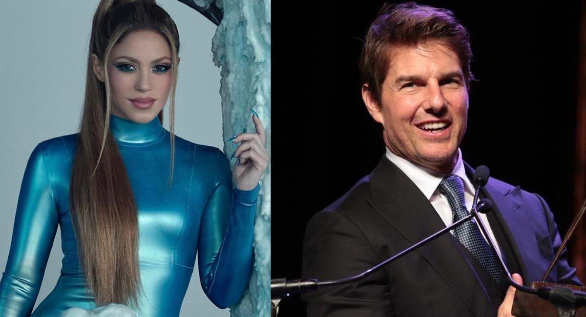 Tom Cruise estaría compitiendo por el amor de Shakira. Foto: Instagram @shakira @tomcruise