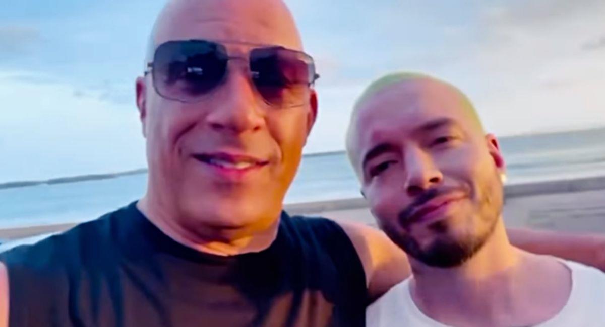 J Balvin junto a Vin Diesel. Foto: Instagram @vindiesel