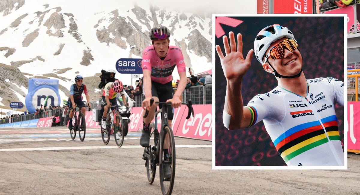 Así finalizó la clasificación general tras superar la séptima etapa del Giro de Italia 2023. Foto: Twitter Giro de Italia / Evenepoel