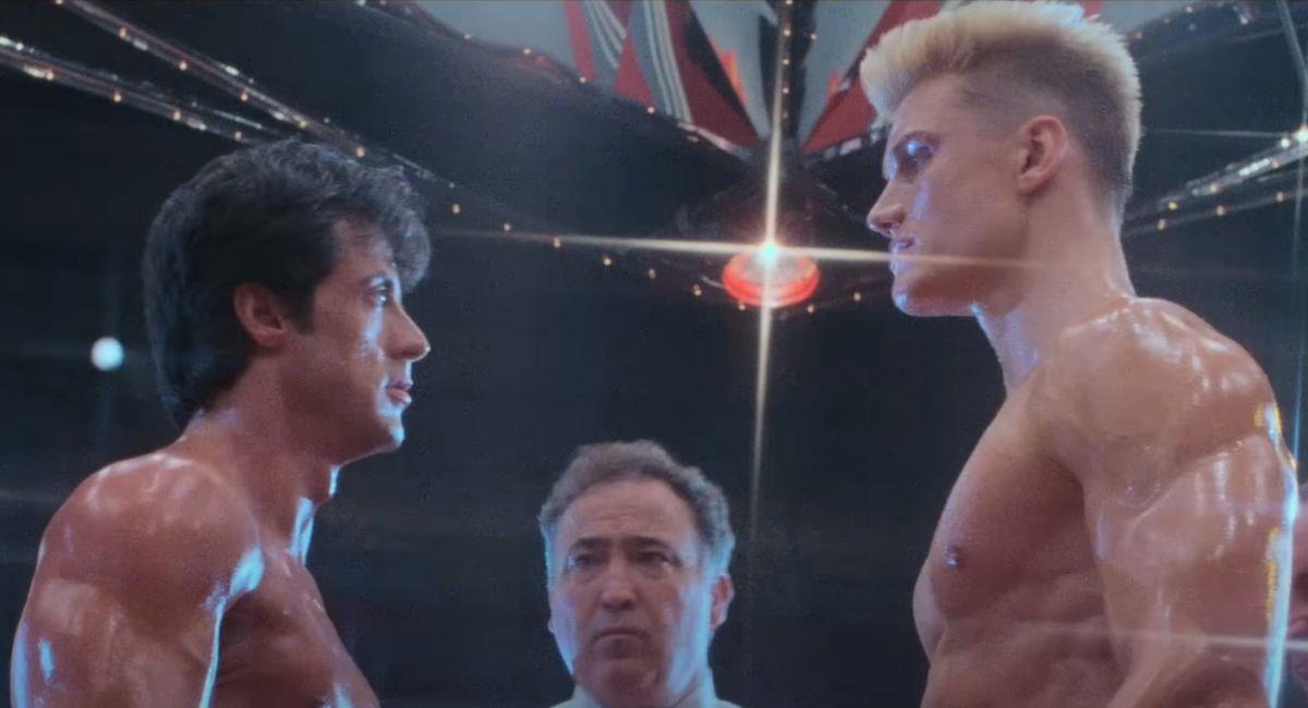 Dolph Lundgren (der.) rivalizó con Sylvester Stallone en "Rocky IV". Foto: Youtube Captura canal MGM