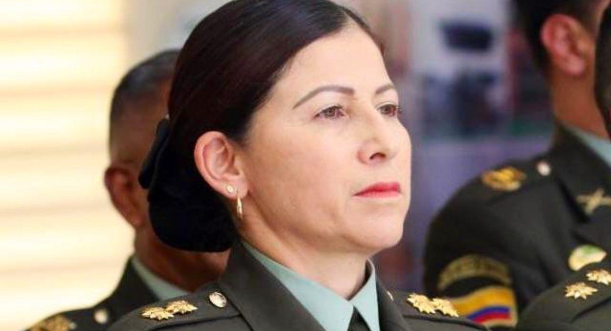Sandra Hernández, nueva comandante de la Policía de Bogotá. Foto: Twitter @SeguridadBOG