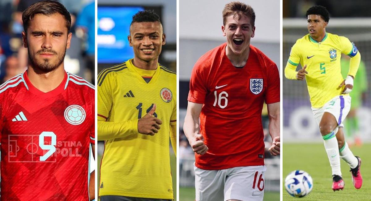 Estas son algunas de las estrellas que brillarán en el Mundial Sub-20. Foto: Instagram Ángel / Cortés /  liamdelap7/ andreysantos_5