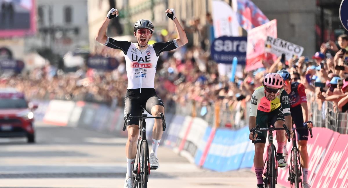 Brandon Mcnulthy se quedó conla decimoquinta etapa del Giro. Foto: Twitter Giro de Italia
