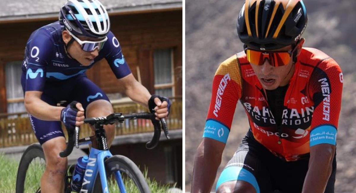 Einer Rubio y Santiago Buitrago se acercan al top 10 de la general del Giro de Italia 2023. Foto: Instagram Santiago Buitrago / TW: Julián Capera