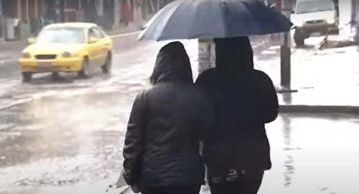 Las lluvias en Bogotá continuarán durante toda la semana. Foto: Youtube