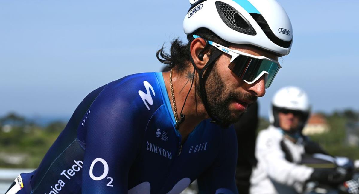 Fernando Gaviria fue top 10 en la etapa 17 del Giro de Italia 2023. Foto: Twitter Camilo Castellanos