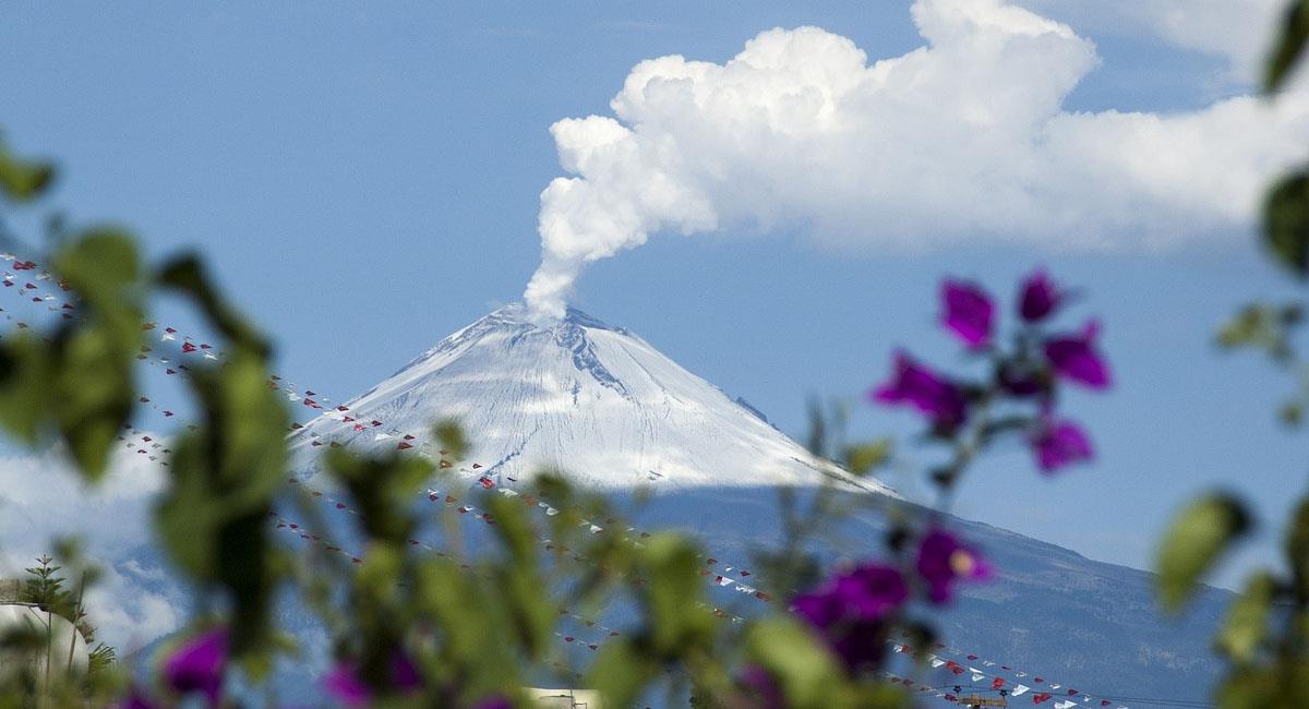 El Volcán Popocatépetl se encuentra en actividad desde 1994. Foto: Pixabay