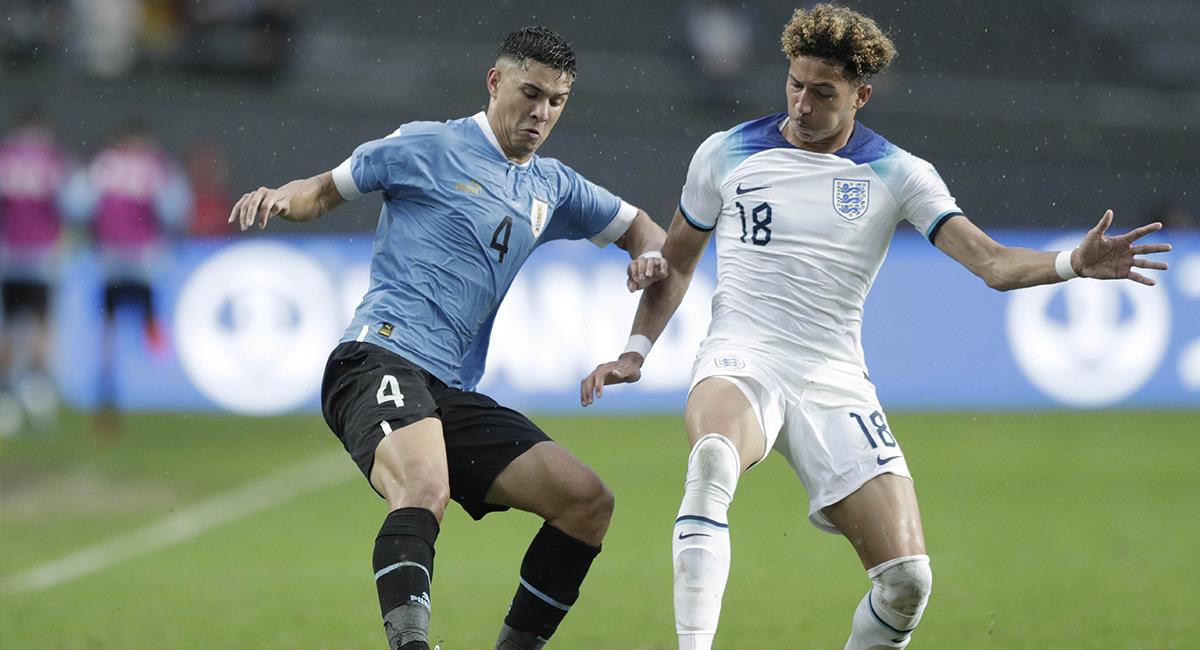 Inglaterra vence a Uruguay en el partido del Grupo E del Mundial Sub-20. Foto: EFE