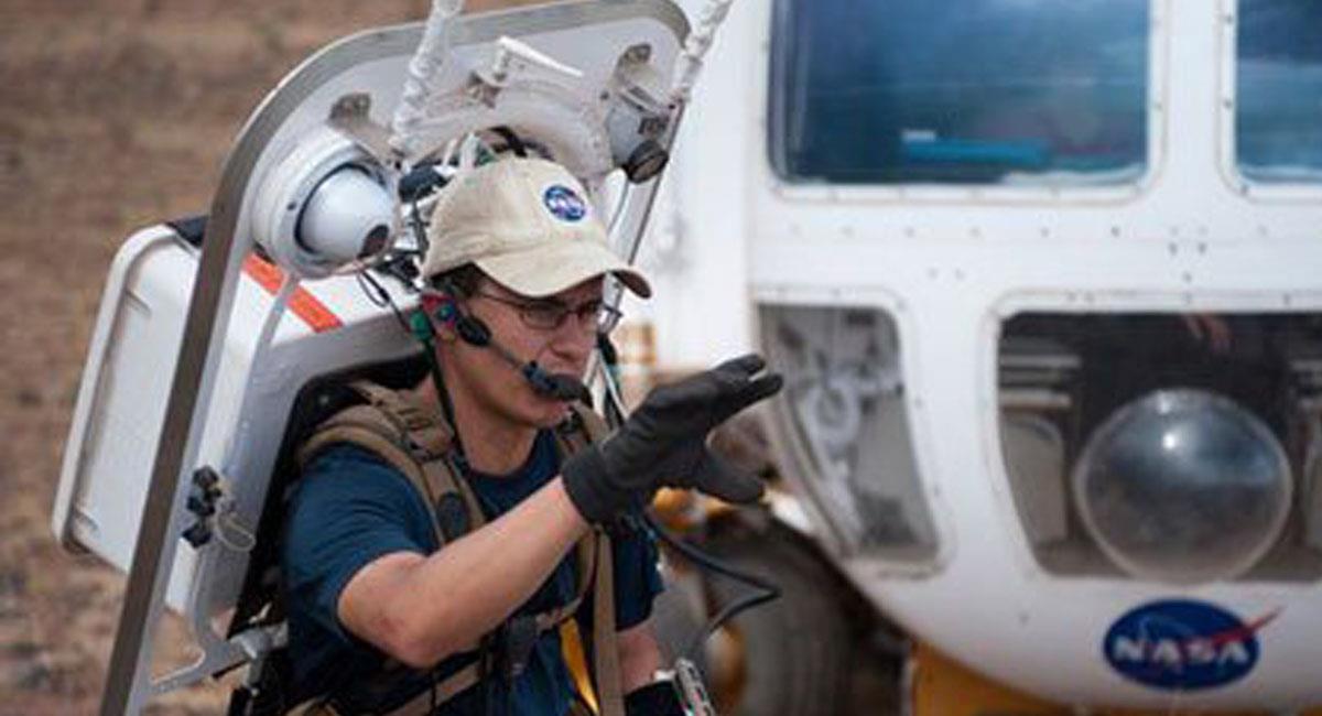 José Hurtado es un geólogo colombiano instructor en la NASA. Foto: Twitter @UTEP_Prospector