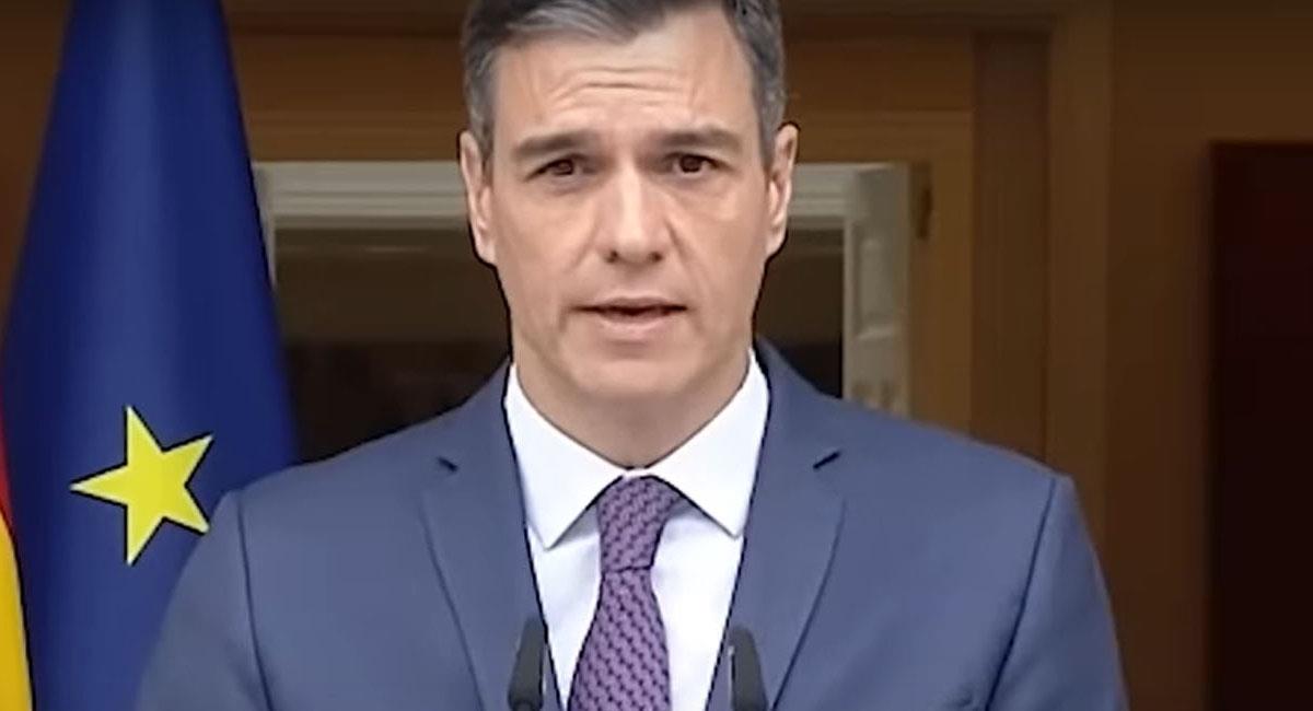Pedro Sánchez, presidente del gobierno de España disolvió el parlamento luego de elecciones regionales. Foto: Youtube