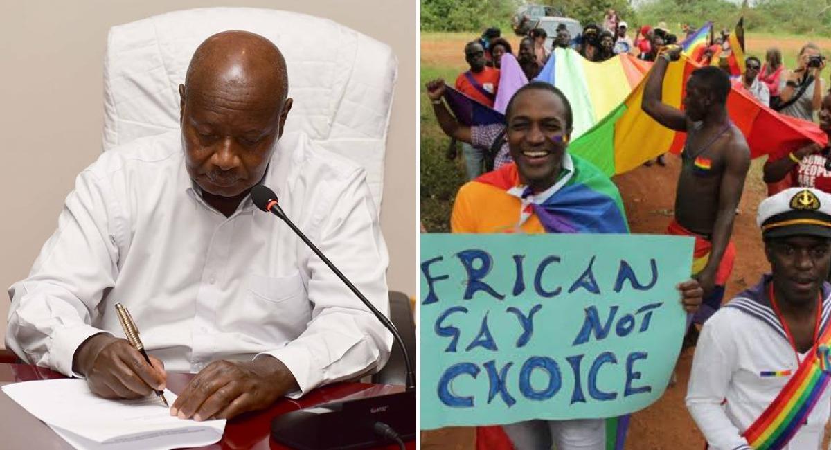 Presidente de Uganda firma ley que castiga la homosexualidad. Foto: Twitter