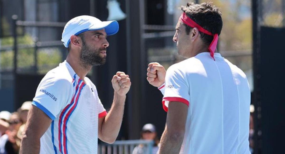Juan Sebastián Cabal y Robert Farah debutan con victoria en el Roland Garros. Foto: Instagram JScabal