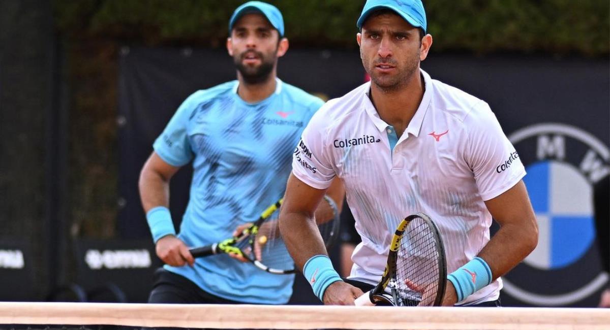 Cabal y Farah jugaron Roland Garros. Foto: Instagram Robert Farah