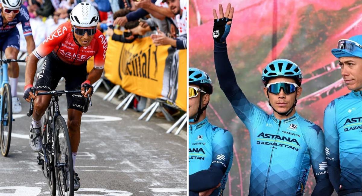 Arkea y Astana fueron los últimos equipos en europa de Nairo y Superman. Foto: Instagram Nairo Quintana/Miguel Ángel López