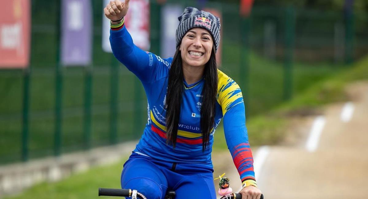 Mariana Pajón comandará a COlombia en Copa Mundo de BMX. Foto: Instagram Mariana Pajón
