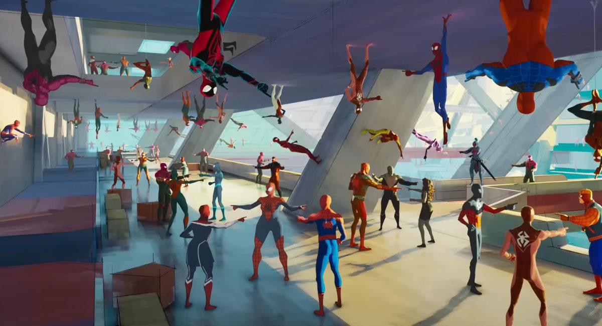 "Spider-Man: Across the Spider-Verse" reunió a cientos de  variantes del 'Hombre Araña'. Foto: Youtube Captura Sony Pictures Entertainment
