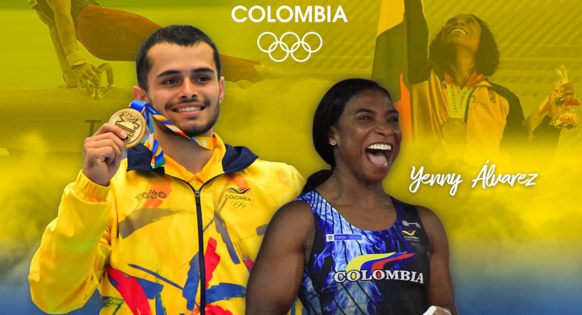 Conoce a los abanderados de Colombia. Foto: Twitter Comité Olímpico Colombiano