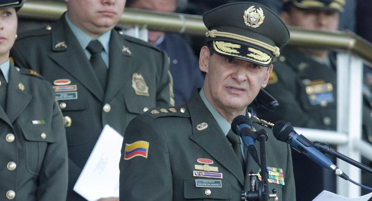 William René Salamanca, director de la Policía Nacional de Colombia. Foto: Radio Nacional de Colombia