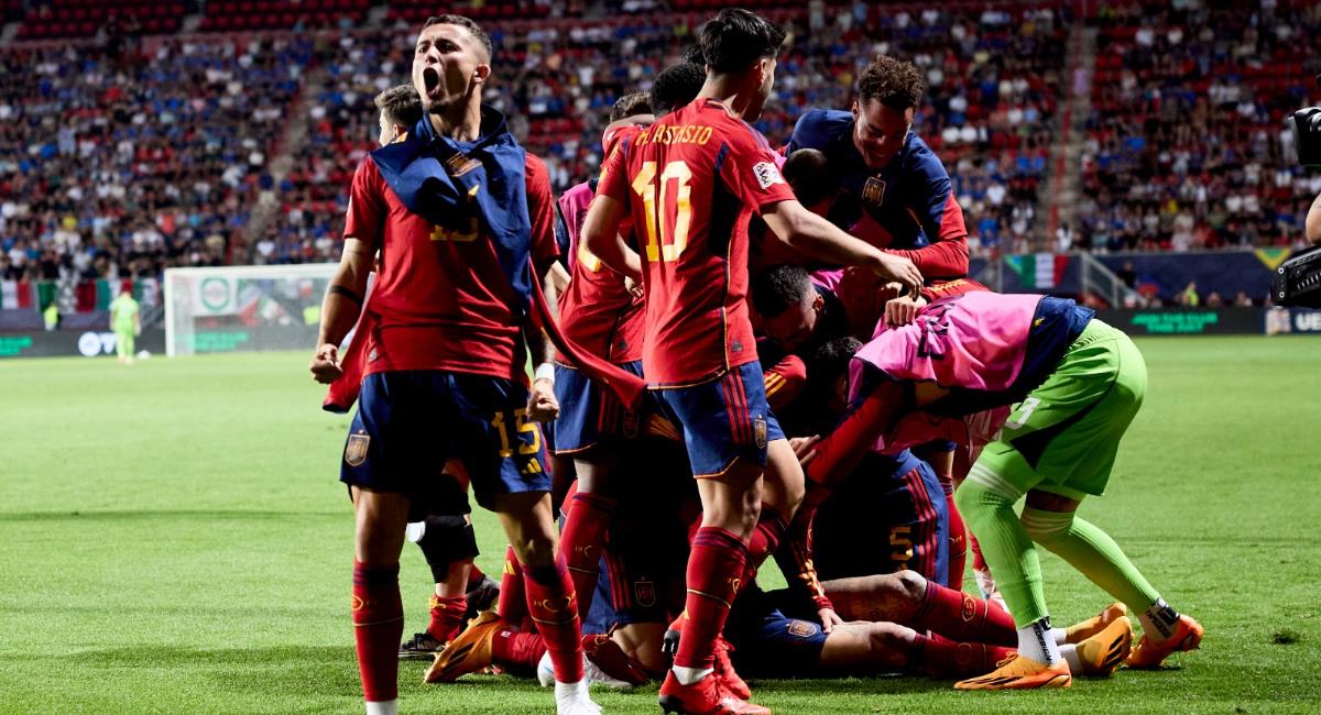 España se quedó con la copa en la Liga de Naciones. Foto: Facebook Selección Española de Fútbol