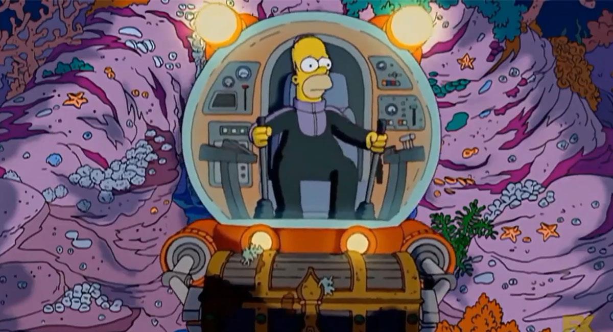Un capítulo de "Los Simpson" emitido en 2006 predijo la desaparición del submarino de OceanGate. Foto: Twitter @TheSimpsons