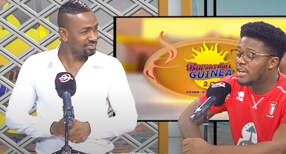 Danny Quendambú trasegó por el fútbol internacional y ahora es estrella de TV en Guinea Ecuatorial. Foto: Youtube