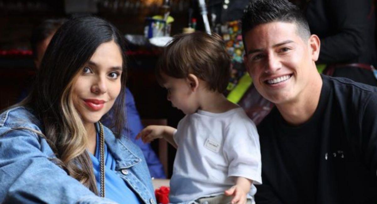 Juana Valentina junto a James Rodríguez. Foto: Instagram @juanavalentina