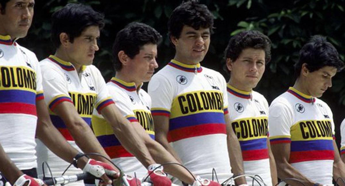 En 1983 se inició con 10 corredores la aventura nacional en el Tour de Francia. Foto: Twitter @HINCAPIEDATOS