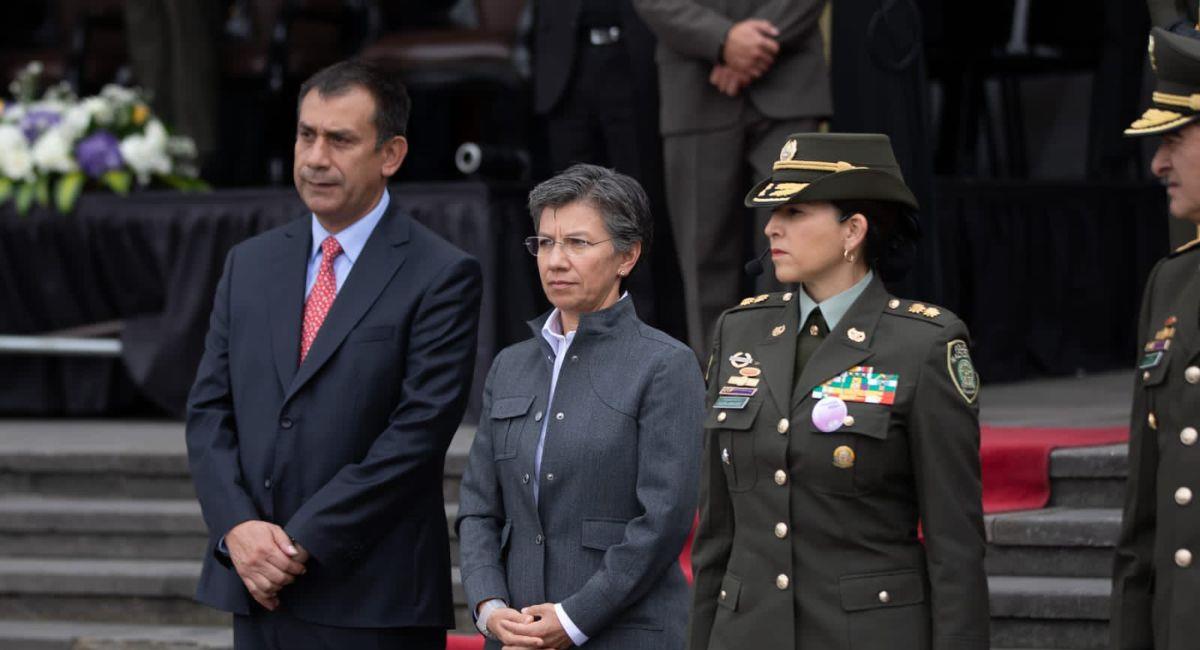 Posesión de la brigadier general Sandra Hernández. Foto: Twitter @SeguridadBOG