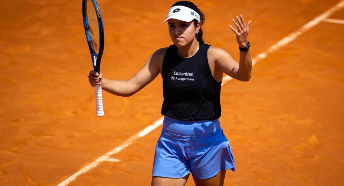 Camila Osorio debutó en Wimbledon. Foto: Instagram Camila Osorio