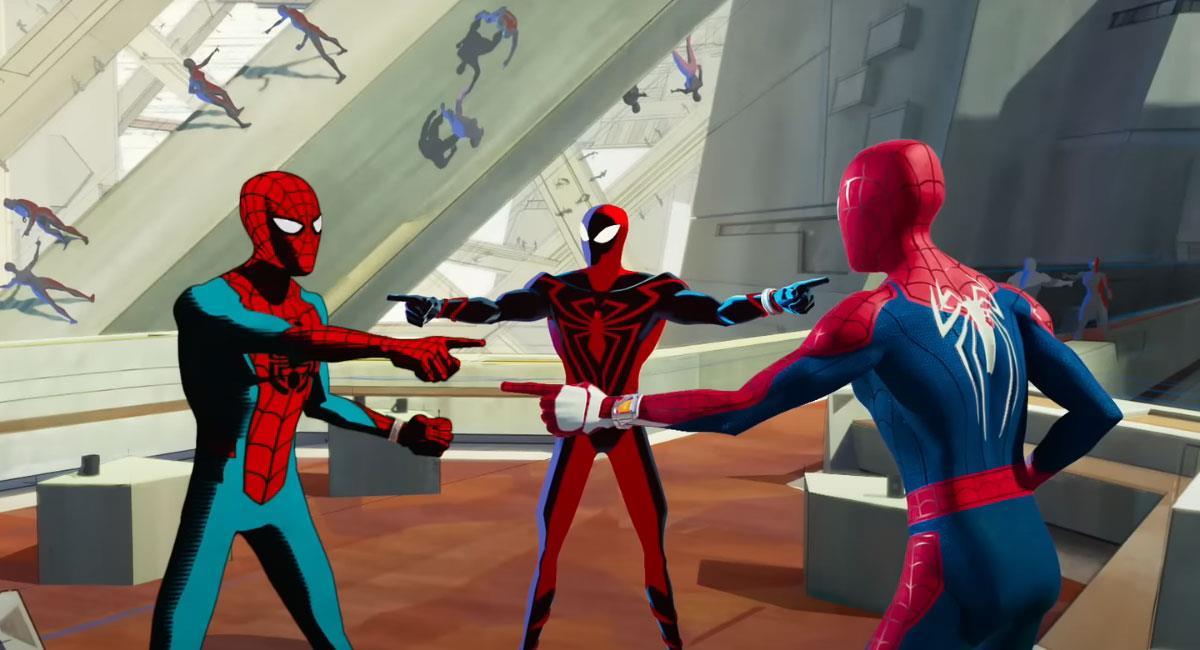 "Spider-Man: Across the Spider-Verse" mostró a cientos de variantes del 'Hombre Araña'. Foto: Youtube Captura Sony Pictures Entertainment