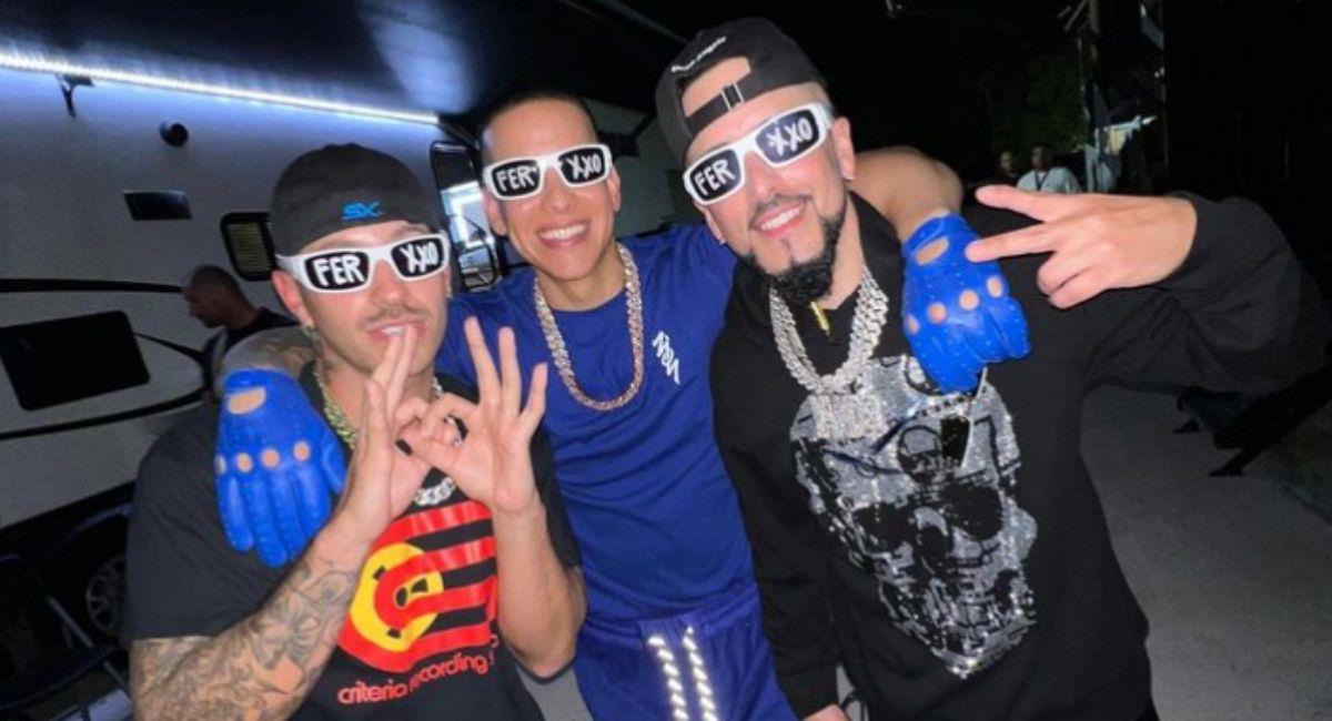 Daddy Yankee, Feid y Yandel. Foto: Instagram @feid