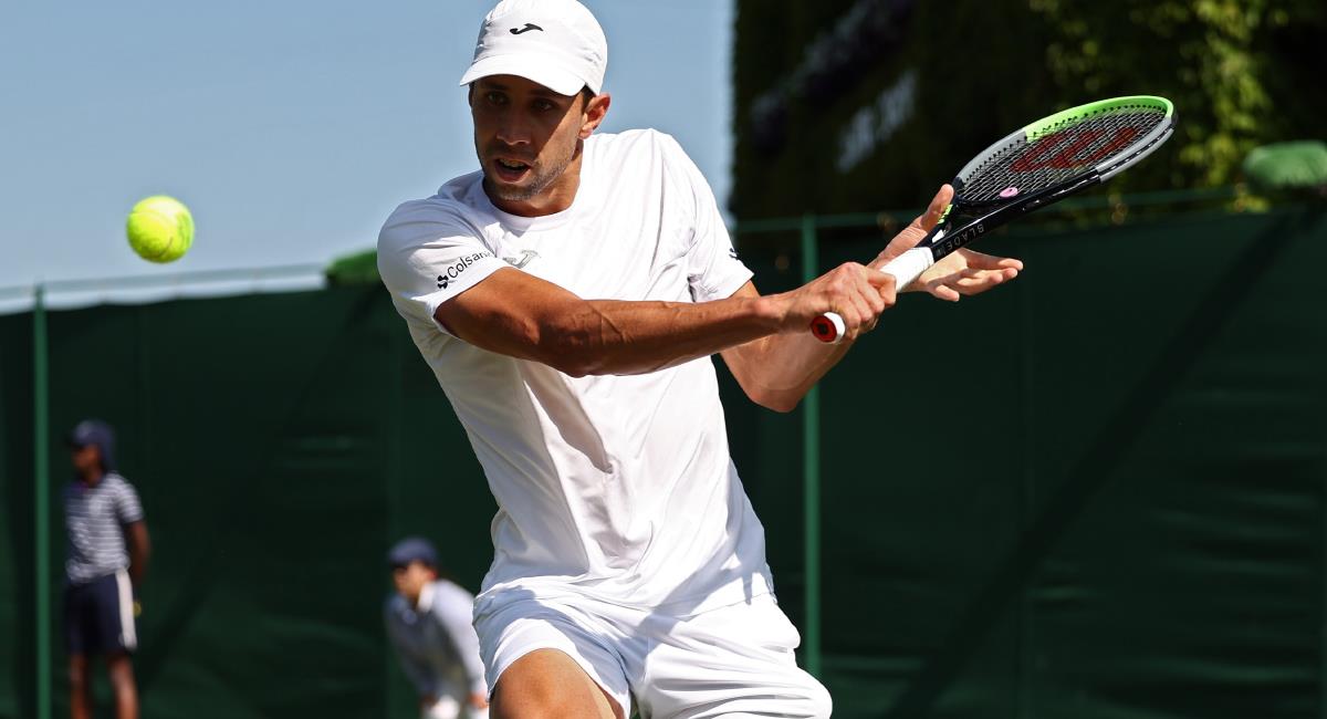 Daniel Galán logró los octavos de final en Wimbledon. Foto: EFE