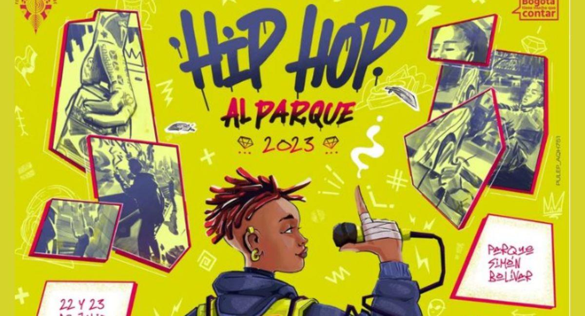 Artistas Hip Hop al parque 2023. Foto: Instagram @hiphopalparqueoficial