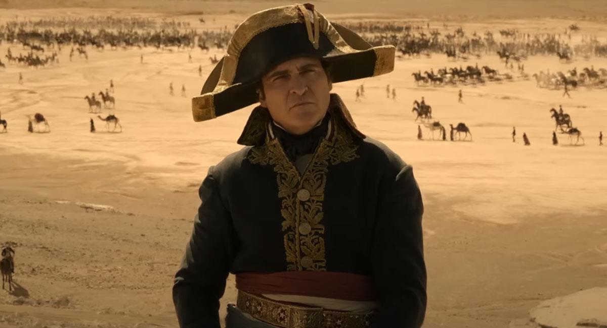 Joaquin Phoenix dará vida al recordado Napoleón Bonaparte. Foto: Youtube Captura SonyPicturesMéxico