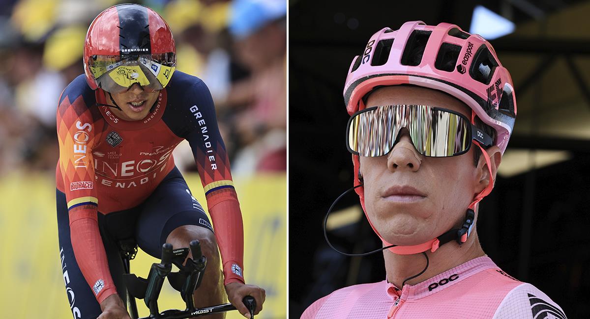 Así quedaron los colombianos en la clasificación general del Tour de Francia 2023 tras la etapa 16. Foto: EFE